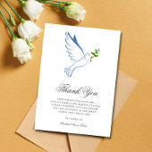 悔やみや弔慰ありがとう葬式Dove死別 招待状