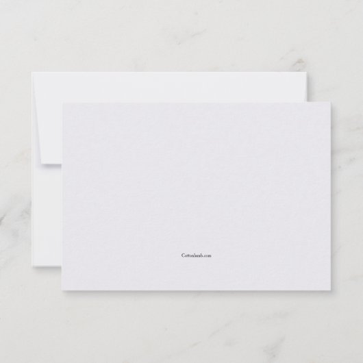 悔やみや弔慰ありがとうSimplistic Card (Textures) 招待状 (裏面)