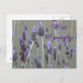 悔やみや弔慰あり ポストカード (正面/裏面)