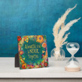 悔やみや弔慰かわいらしビューティフルソウル引用文 フォトプラーク (インサイチュ)