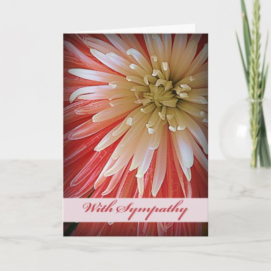 悔やみや弔慰で母を失って カード (正面)