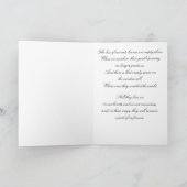 悔やみや弔慰で猫を失う カード (内部)