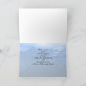 悔やみや弔慰と山野草挨拶 カード (内部)