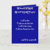 悔やみや弔慰と愛情挨拶状 カード (黄色い花)