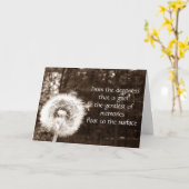 悔やみや弔慰と気に カード (黄色い花)