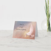 悔やみや弔慰のあなたの表現をありがとう サンキューカード (正面)