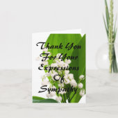 悔やみや弔慰のあなたの表現をありがとう サンキューカード (正面)