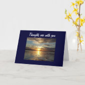 悔やみや弔慰のお考えは カード (黄色い花)