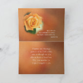 悔やみや弔慰のバラカスタマイズ-任意の大事な行事 カード (内部)