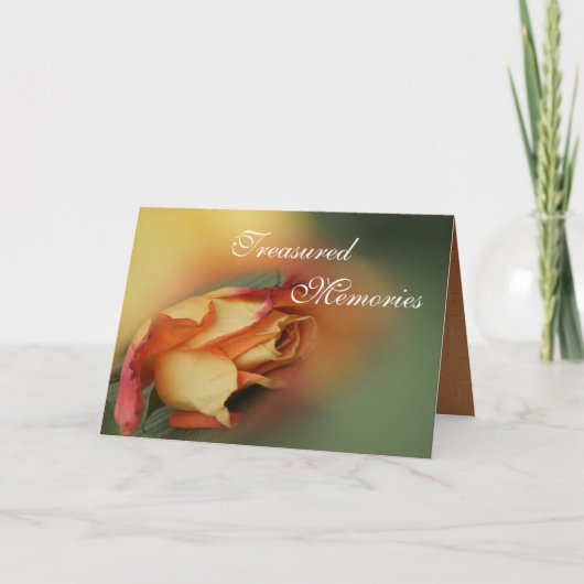 悔やみや弔慰のバラカスタマイズ-任意の大事な行事 カード (正面)