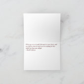 悔やみや弔慰のメッセージカード カード (内部)