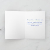 悔やみや弔慰の元の詩歌の挨拶状を使って カード (内部)