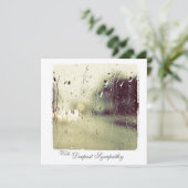 悔やみや弔慰の写真カード カード (スタンド正面)