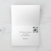 悔やみや弔慰の哀悼サンキューカード- – ひまわり サンキューカード (内部)