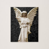 悔やみや弔慰の墓地の記念の悲しみのゴシック様式天使 ジグソーパズル (縦)