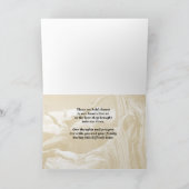 悔やみや弔慰の損失に伴うパートナーマウンテンスルーツリー カード (内部)