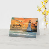 悔やみや弔慰の損失 カード (黄色い花)