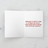 悔やみや弔慰の日本のな桜の花 カード (内部)