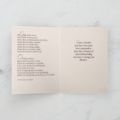 悔やみや弔慰の犬の損失，聖フランシス，宗教 カード (内部)