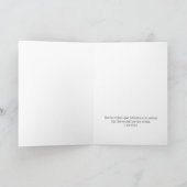 悔やみや弔慰の聖書の詩カード希望 カード (内部)