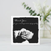 悔やみや弔慰は平らな写真カード感謝していしています サンキューカード (スタンド正面)