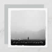 悔やみや弔慰は平らな写真カード感謝していしています サンキューカード (正面/裏面)