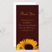 悔やみや弔慰は感謝していしています サンキューカード (正面/裏面)