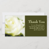 悔やみや弔慰は感謝していしています サンキューカード (正面)