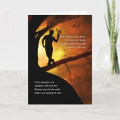 悔やみや弔慰は私の墓詩を男に見て泣くな カード (正面)