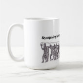 悔やみや弔慰は行為(マグ)の代理ではないです。 コーヒーマグカップ (左)