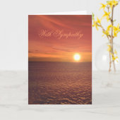 悔やみや弔慰を使って カード (黄色い花)