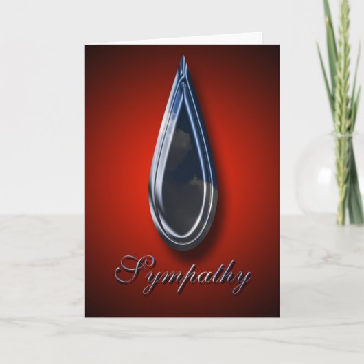 悔やみや弔慰を失う時 カード (正面)