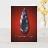 悔やみや弔慰を失う時 カード (黄色い花)