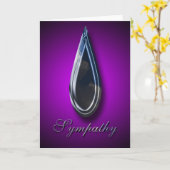 悔やみや弔慰を損なう時に カード (黄色い花)