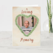 悔やみや弔慰アットクリスマスタイム カード (正面)