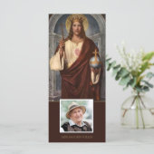 悔やみや弔慰イエズザーズ王の葬儀サンキューカード (スタンド正面)