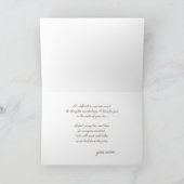 悔やみや弔慰ウォーターカラービューティフルピーチバラ カード (内部)