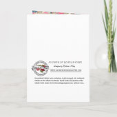 悔やみや弔慰エレガントヴァージンメアリーピンクローズ カード (裏面)