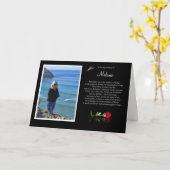 悔やみや弔慰カスタムスピリチュアル詩 カード (黄色い花)