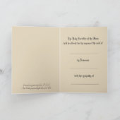 悔やみや弔慰カソリックレクイエムミサ提供イエス カード (内部)