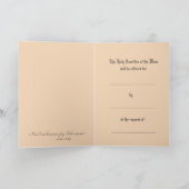 悔やみや弔慰カトリックのミサ提供カード カード (内部)