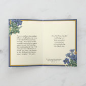 悔やみや弔慰カトリックイエズス葬祭フローラ カード (内部)