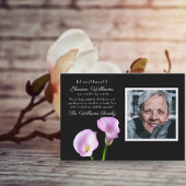 悔やみや弔慰カラーリリー葬儀フォトサンキュー サンキューカード