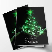 悔やみや弔慰カードクリスマス|のエメラルドの木 シーズンカード