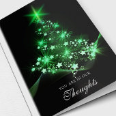 悔やみや弔慰カードクリスマス|のエメラルドの木 シーズンカード