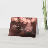 悔やみや弔慰カードクリスマス|の心からの願い シーズンカード (正面)