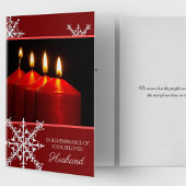 悔やみや弔慰カードクリスマス|の蝋燭1 シーズンカード