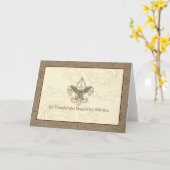 悔やみや弔慰カード カード (黄色い花)