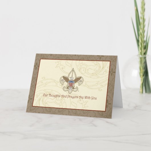 悔やみや弔慰カード カード (正面)