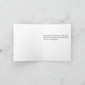 悔やみや弔慰カード カード (内部)